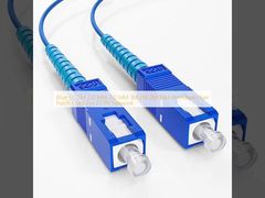 Blue SC SM 2.0 MM 3.0 MM 1M 2M 5M 10M สายแพทช์ไฟเบอร์หุ้มเกราะสำหรับเครือข่าย FTTN
