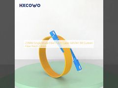 สายแพทช์ไฟเบอร์โหมดเดี่ยว 2.0 มม. G657A1 สายแพทช์ไฟเบอร์แบบกำหนดเอง 3M