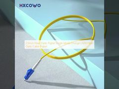 ผมเปียไฟเบอร์ออปติก 2.0 มม. โหมดเดียวผมเปียสายเคเบิลไฟเบอร์ออปติก LSZH สีส้ม