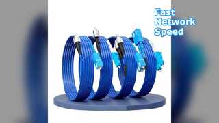 FTTH FTTxFTTB เครือข่ายสายไฟเบอร์ออปติก HXCOWO Multimode Simplex ST ST OM4 การสื่อสารสายไฟเบอร์ออปติก