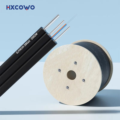 ซื้อ LSZH GJYXCH สายไฟเบอร์ดรอปแบบรองรับตัวเองสําหรับ FTTH นอก 1 หลัก 1KM 9/125 G657A การผลิตออนไลน์