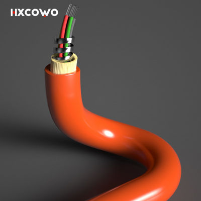 ซื้อ Custom Length Multimode 6 Core 12 Core Flexible Spiral Steel Armoured Fiber Optical Cable การผลิตออนไลน์