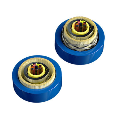 ซื้อ Tactical Flexible Spiral Steel Armored Fiber Optic Cable HXCOWO 10 Core การผลิตออนไลน์