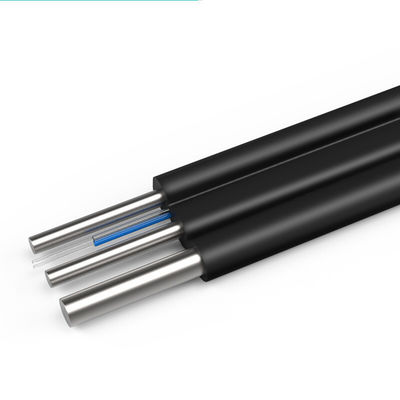 ซื้อ Single Mode Fiber Optic Cable GJYXCH GJYXFCH FTTH Drop Cable for Length Custom Length การผลิตออนไลน์
