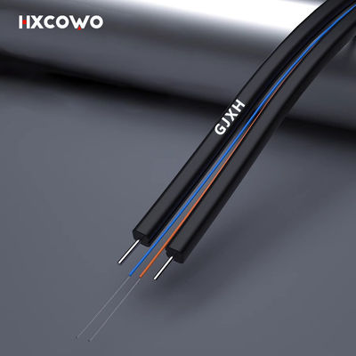 ซื้อ Telecom Communication Indoor Fiber Cable 1 2 4 Core GJXH G657A2 6 Core Wire Cable การผลิตออนไลน์