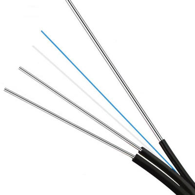 ซื้อ 12 Core SM G655 Fiber Optic Cable GJYXCH Drop LSZH Telecom Comunication PE Jacket PVC การผลิตออนไลน์