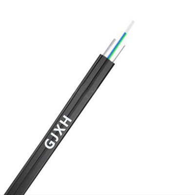 ซื้อ HXCOWO Flat Fiber Optic Cable Single Mode Fig8 FTTH Flat Drop Cable การผลิตออนไลน์