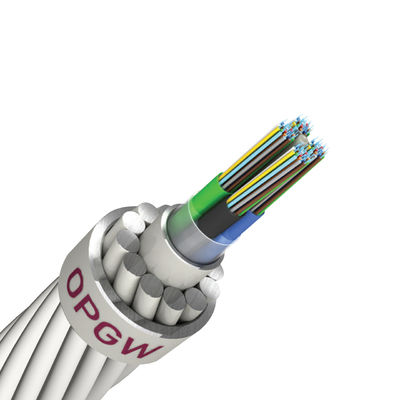ซื้อ OPGW สายไฟฟ้าที่ติดดิน G652D G657A1 G657A2 สายไฟฟ้าประกอบไฟฟ้า การผลิตออนไลน์