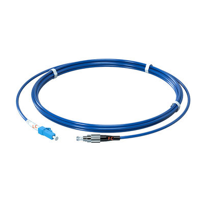 ซื้อ PVC Armored Fiber Optic Patch Cord LC/UPC-FC/UPC Connector Single Mode Simplex 3.0 1M-10M การผลิตออนไลน์