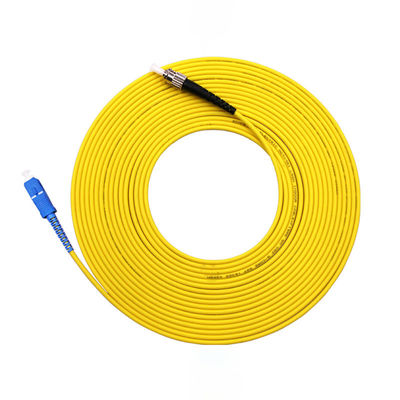 ซื้อ Customized Lengths 1m/2m/3m... 1 HXCOWO SM Simplex Armored Fiber Optic Cable Patch การผลิตออนไลน์
