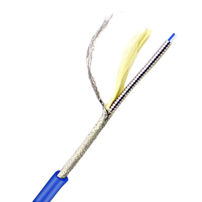 ซื้อ GJFJKV SM / MM Armored Optical Fiber PVC Jacket Fibre Optic Cable Armoured การผลิตออนไลน์
