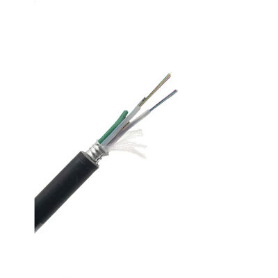 ซื้อ LSZH Anti Rodent Photoelectric Composite Cable SM 24C G652D PE Outdoor ADSS Optical Cable การผลิตออนไลน์