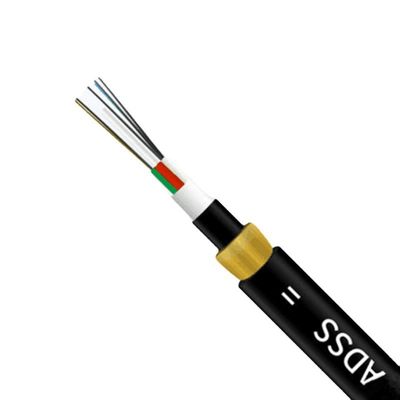 ซื้อ Overhead ADSS Aerial Fiber Optic Cable Single / Double Jacket Leather การผลิตออนไลน์