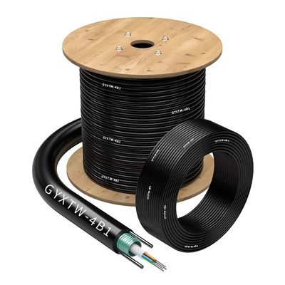 ซื้อ Outdoor Drop Armoured Fiber Optical Cable HXCOWO FTTX Solution GYXTW 4 6 8 12 Cores การผลิตออนไลน์