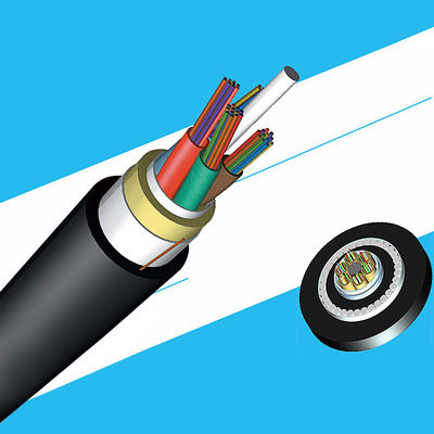 ซื้อ 12 24 Core ADSS OFC Non Metallic SM Fiber Optic Cable For Outdoor Aerial Installation การผลิตออนไลน์