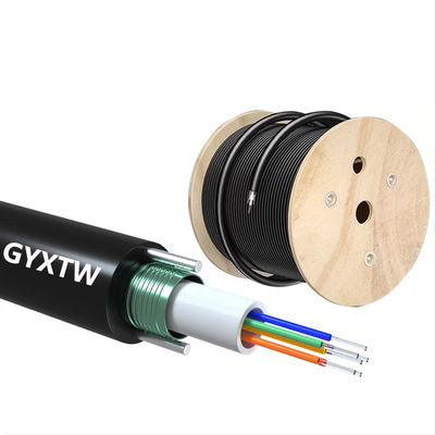 ซื้อ G652D/G657A1/G657A2 ประเภทเส้นใย สายไฟฟ้าไฟฟ้าแสงภายนอกสําหรับ HXCOWO SM 2/4/6/ Core GYXTW การผลิตออนไลน์