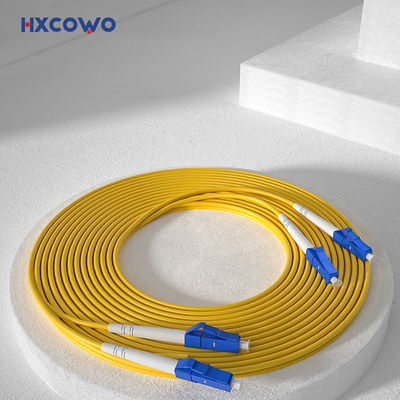 ซื้อ HXCOWO 0.9mm/2mm/3mm Armored Fiber Optic Cable Patch Wavelength 850nm/1310nm/1550nm 2 การผลิตออนไลน์