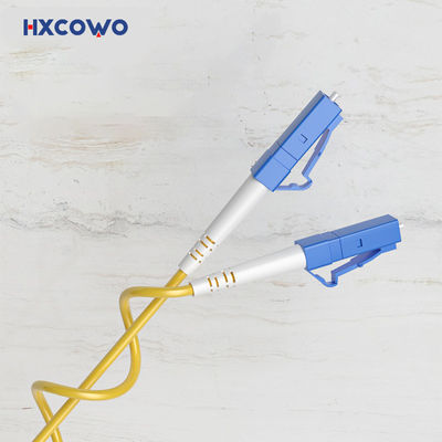 ซื้อ SM/MM/OM3 G657A2 สายแพทช์ไฟเบอร์ออปติกหุ้มเกราะ FTTH Indoor Simplex LC-LC การผลิตออนไลน์