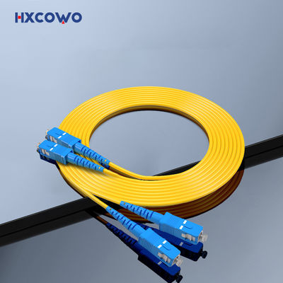 ซื้อ 2 Core SC/UPC-SC/UPC Duplex Multi-Mode Single Mode 9/125 2.0mm 0.5M Fiber Optic Cable Patch การผลิตออนไลน์