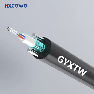 ซื้อ Customized 4 Core Outdoor Armored Fiber Optic Cable G652D G657A การผลิตออนไลน์