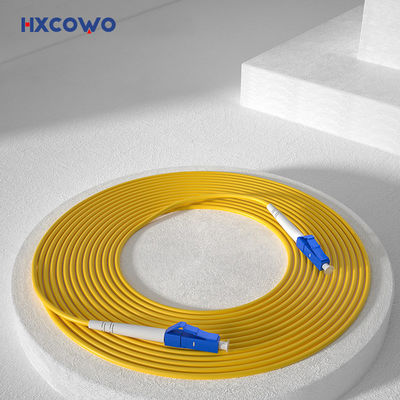 ซื้อ HXCOWO FTTH Simplex Fiber LC APC UPC G652D/G657A1 SM Jumper Armored Fiber Optic Cable Patch การผลิตออนไลน์