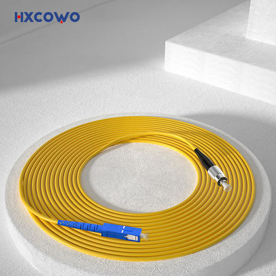 ซื้อ Customized Colors HXCOWO FTTH SC/FC UPC APC Armored SM MM SX DX Fiber Optic Cable Patch การผลิตออนไลน์