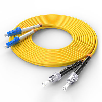 ซื้อ Customized LC UPC-ST Fiber Optic Cable Patch 1m 2m 3m 5m 10m Length for FTTH Datacenter การผลิตออนไลน์