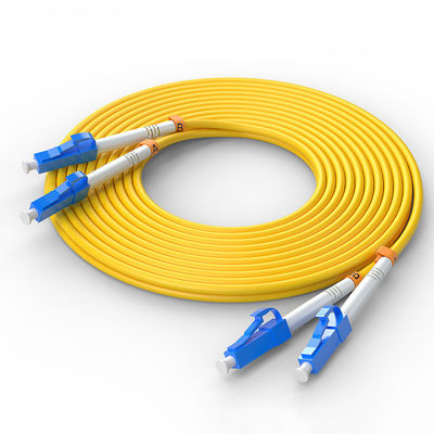 ซื้อ Single Mode LC/UPC-LC/UPC FTTH Duplex Fiber Optic Cable Patch for Customized Colors การผลิตออนไลน์