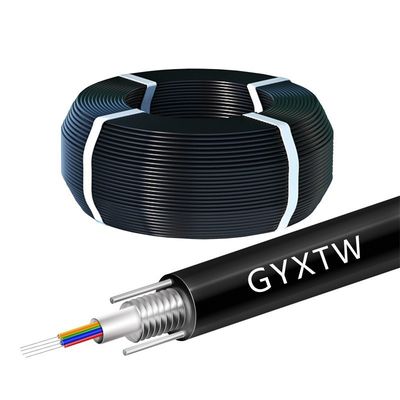 ซื้อ Singlemode Outdoor Armored Fiber Optic Cable G652D Armored Fiber Cable การผลิตออนไลน์