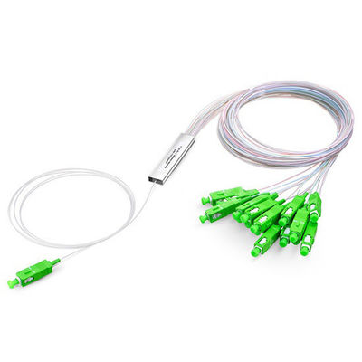 ซื้อ 1x4 1x8 1x16 1x32 Fiber PLC Splitter For FTTH Singlemode Optical Cable 2.0mm SC APC การผลิตออนไลน์