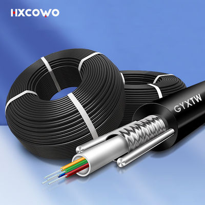 ซื้อ High Speed Armored Single Mode Fiber G657A1 G657A2 Outdoor Armored Fiber Optic Cable การผลิตออนไลน์