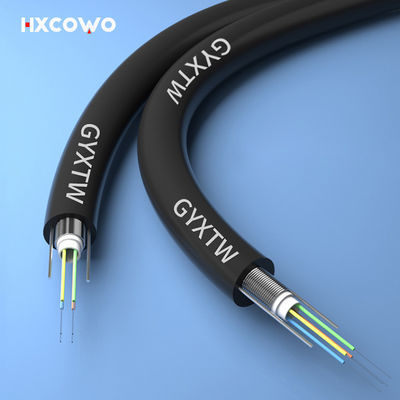 ซื้อ สายเคเบิลไฟเบอร์ออปติกหุ้มเกราะ GYXTW HXCOWO รองรับตัวเองในโหมดเดียว การผลิตออนไลน์