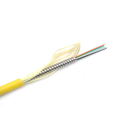 ซื้อ 6C G657A2 LSZH PE PVC Anti Rodent Armoured Fiber Cable With 6 Conductors การผลิตออนไลน์