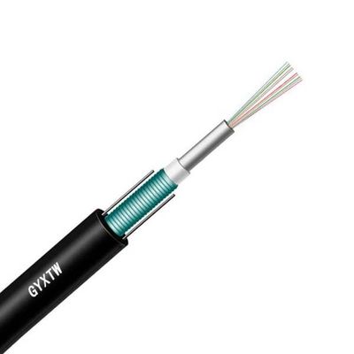 ซื้อ GYXTW 2 Cores FTTH สายเคเบิลไฟเบอร์ออปติกหุ้มเกราะกลางแจ้งโหมดเดียวสำหรับสัญญาณเครือข่าย การผลิตออนไลน์