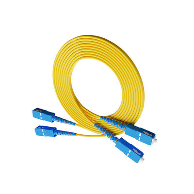 ซื้อ HXCOWO SC UPC Multimode 3.0mm Duplex Fiber Optic Cable Patch in Ordinary Armored Types การผลิตออนไลน์