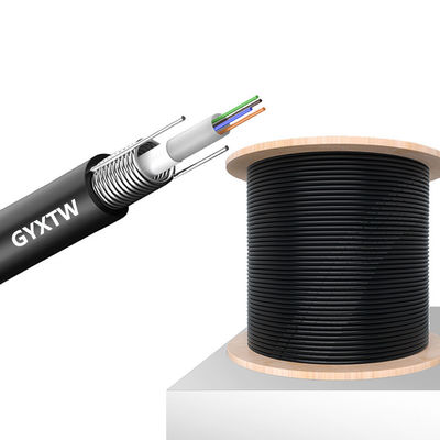 ซื้อ 24 Core Single Mode Outdoor GYXTW Armoured Fiber Optic Cable for Telecom Comunication การผลิตออนไลน์
