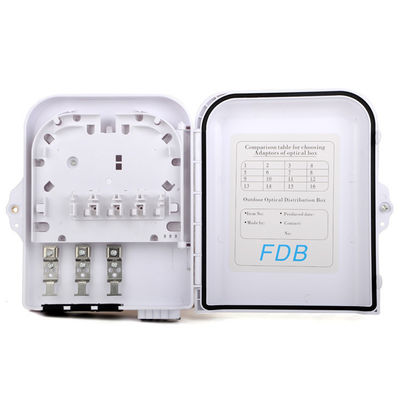 ซื้อ ABS 4Core 8Core 12Core 24Core 48Core Fiber Optic Splitter Terminal Box 12 Month การผลิตออนไลน์