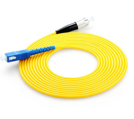 ซื้อ Network 4g PVC LSZH SC To FC OM3 Multi-Mode 3m Fiber Optic Cable Patch with 3m Length การผลิตออนไลน์