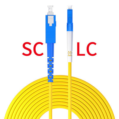 ซื้อ Customized PVC/LSZH Fiber Optic Cable Patch with SC/FC/LC/ST Connector Type by HXCOWO การผลิตออนไลน์