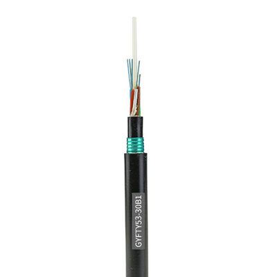 ซื้อ GYFTA53 Singlemode G652D Non-Metallic Material Water Proof Armored Fiber Optic Cable การผลิตออนไลน์