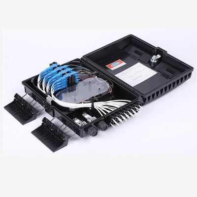 ซื้อ กล่องกระจายไฟเบอร์กลางแจ้ง 18 พอร์ตกล่องต่อกลางแจ้ง IP65 Ftth แบบกำหนดเอง การผลิตออนไลน์