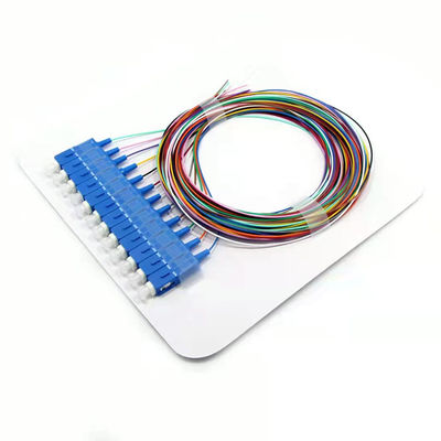 ซื้อ SC/UPC SM LSZH 12 Fiber Optic Pigtail Waterproof Cable Single Mode Fiber Pigtails การผลิตออนไลน์