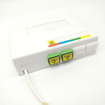 ซื้อ 2 Ports Fiber Optic Terminal Box 10 FTTH Access Indoor Fiber Termination Box การผลิตออนไลน์