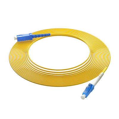 ซื้อ HXCOWO Supply Fiber Optic Patch Cord SC/UPC-LC/UPC SM SX 3.0mm LSZH for Your Requirement การผลิตออนไลน์