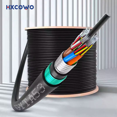ซื้อ 48/72/96/144 Core GYTA53 Outdoor Armored Fiber Optic Cable for Secure Communication การผลิตออนไลน์