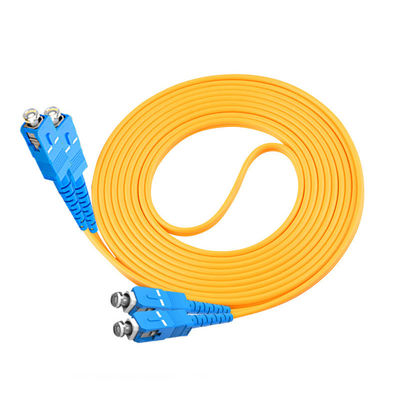 ซื้อ SC/UPC-SC/UPC Duplex Multimode OM3 Jumper Cable Fiber Optic Patch Cord for Networking การผลิตออนไลน์