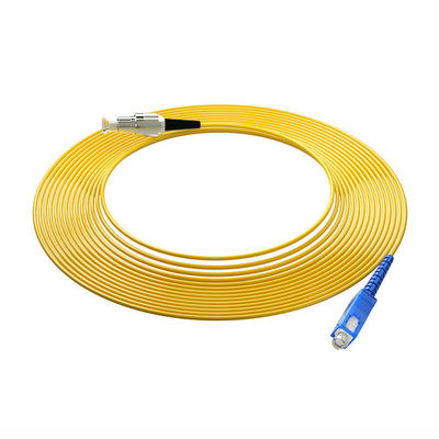 ซื้อ HXCOWO OM3 SC FC LC ST 850nm/1310nm/1550nm Simplex Multi Mode Fiber Optic Cable Patch การผลิตออนไลน์