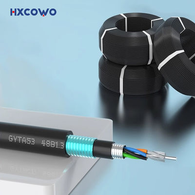 ซื้อ Armored Direct Burial Fiber Optic Cable OEM ODM Armoured Outdoor Cable การผลิตออนไลน์