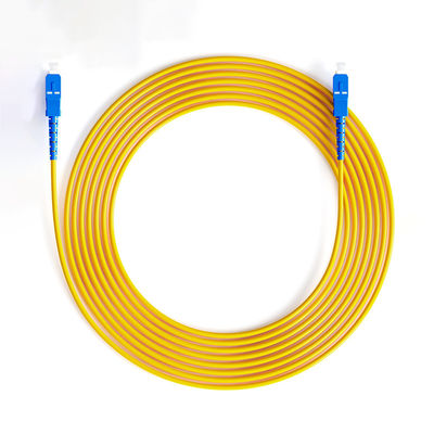 ซื้อ Wiegand Network PVC Jacket SC/UPC Single Mode Simplex Armored Fiber Optic Cable Patch การผลิตออนไลน์