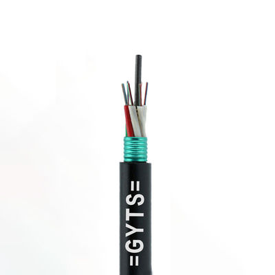 ซื้อ G652D 36B1.3 Fiber Armoured Cable 4 Core Armoured Fiber Optic Cable การผลิตออนไลน์